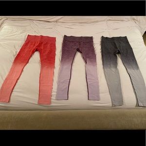 Bundle of 3 Ombré Leggings size medium